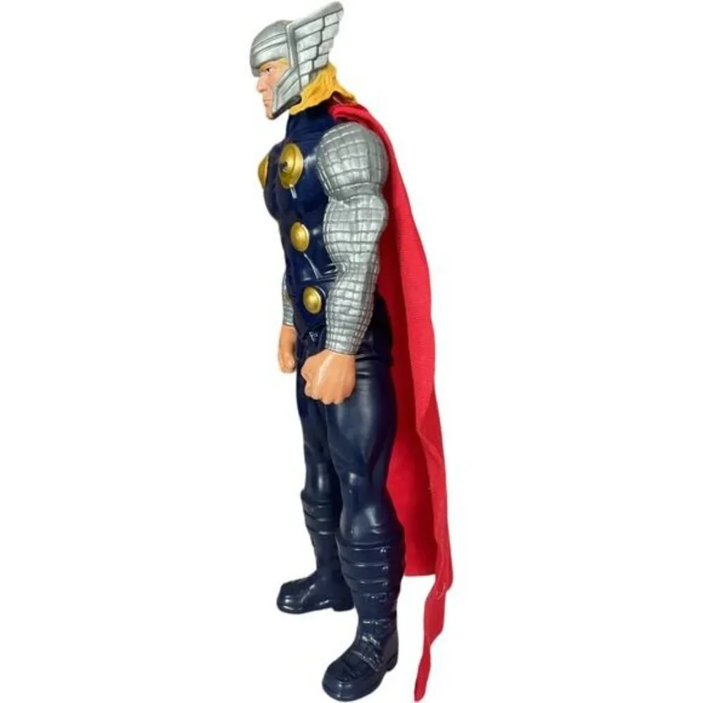 Marvel Avengers Titan Hero Thor Action Figure With Red Cape
